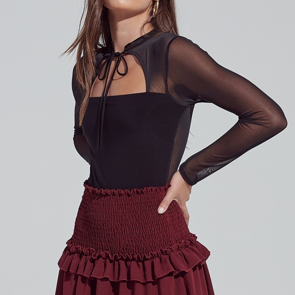 Sabrina Bodysuit: Black